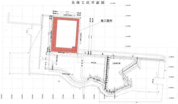 橘湾港環境整備工事の施工概要図